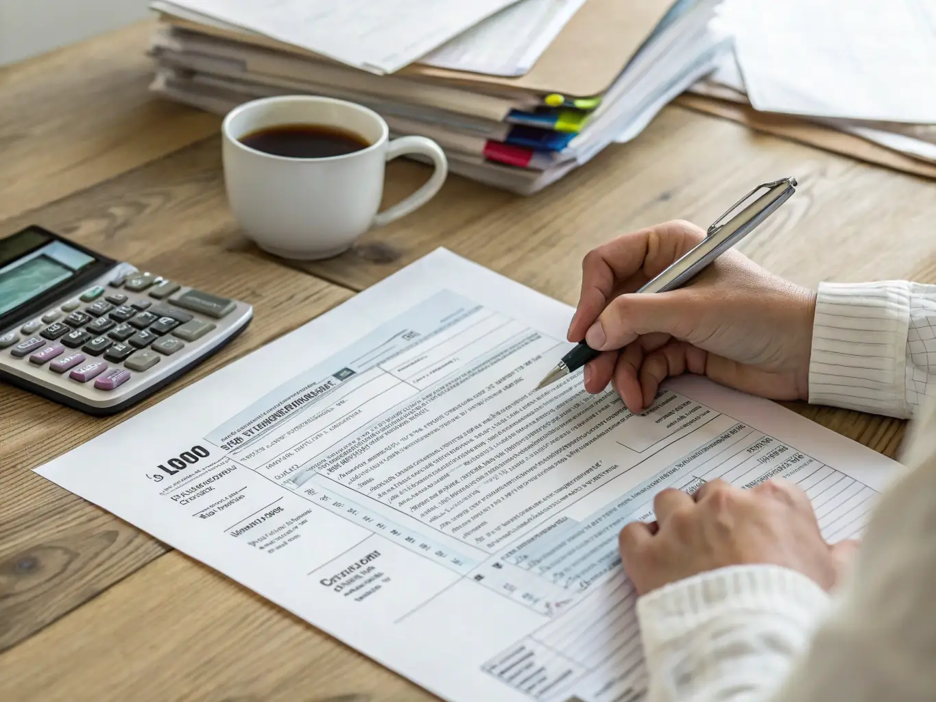 An image showing a document with the 501(c)(3) IRS form prominently displayed, along with supportive resources like guides and checklists, representing the process of applying for federal tax-exempt status.